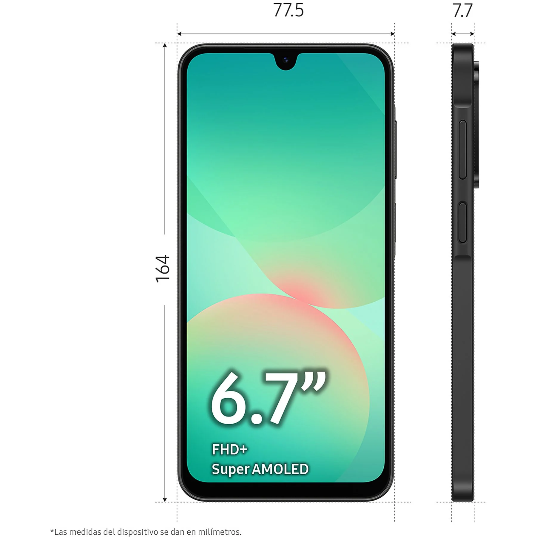 SAMSUNG Galaxy A26 5G 8+256GB BLACK - Imagen 2
